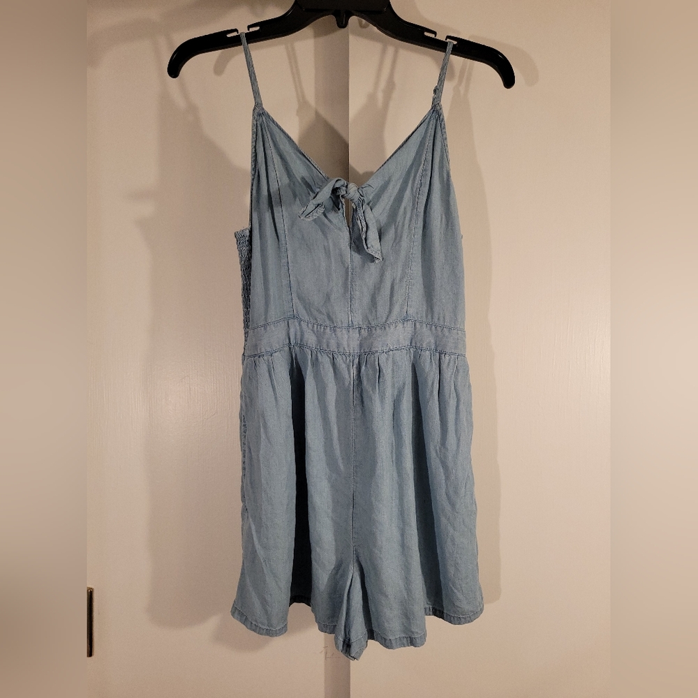 Aerie Soft Denim Romper